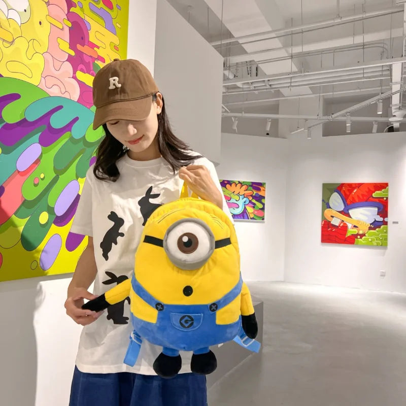 New Cartoon Anime Minions Backpack - Image 3