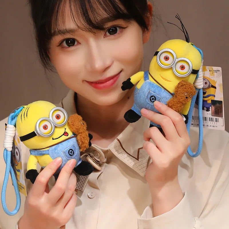 21cm Minions Despicable Me Plush Keychain - Image 8