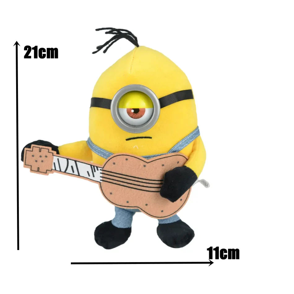 Minions 4 Plush Keychains Kawaii Cartoon Dolls - Image 2