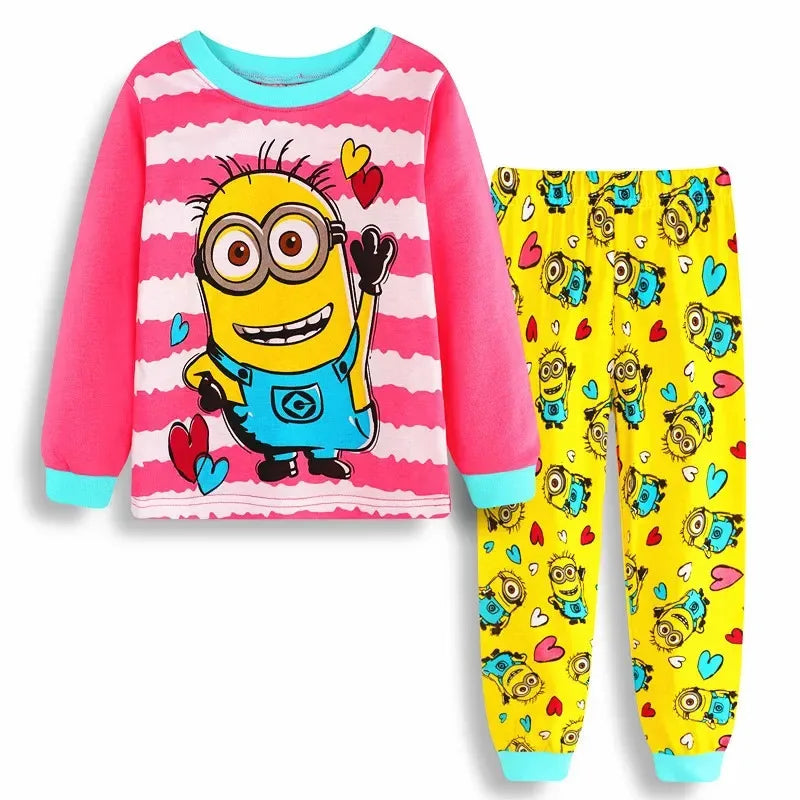 Despicable Me Minions Kids Pajama Set – 2-Piece Long Sleeve Sleepwear - Image 7