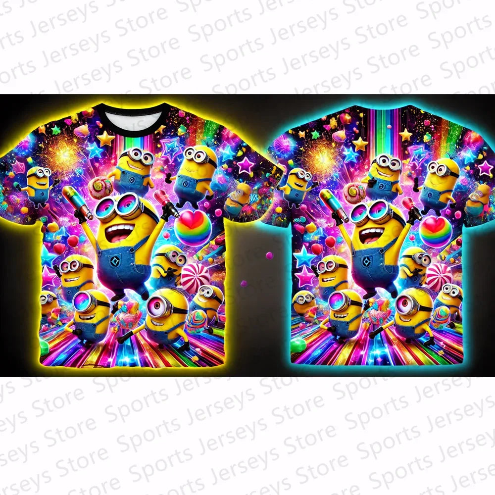 2024 New Minions 3D Children T-Shirt - Image 3