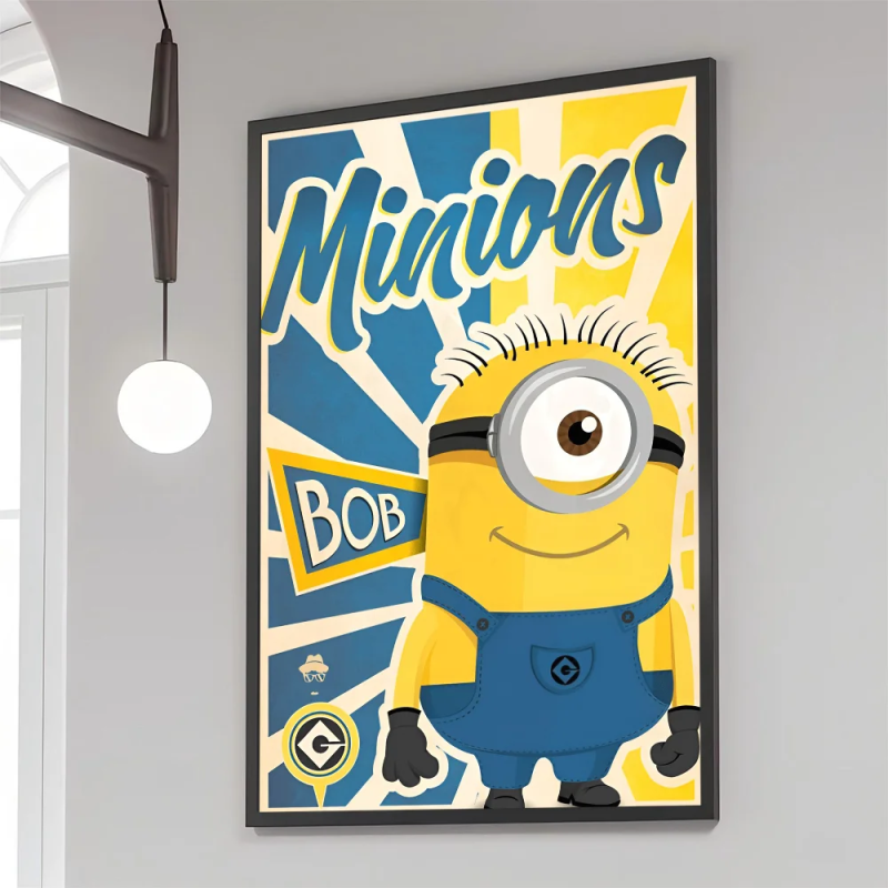 1PC Minions 2 Retro Poster - Image 2