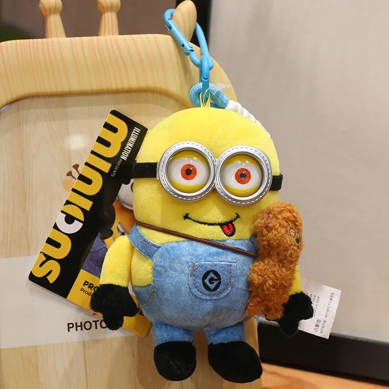 21cm Minions Despicable Me Plush Keychain - Image 9