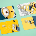 Kawaii M-Minions Cute Anime Fashion Cartoon Sticker for Credit Card