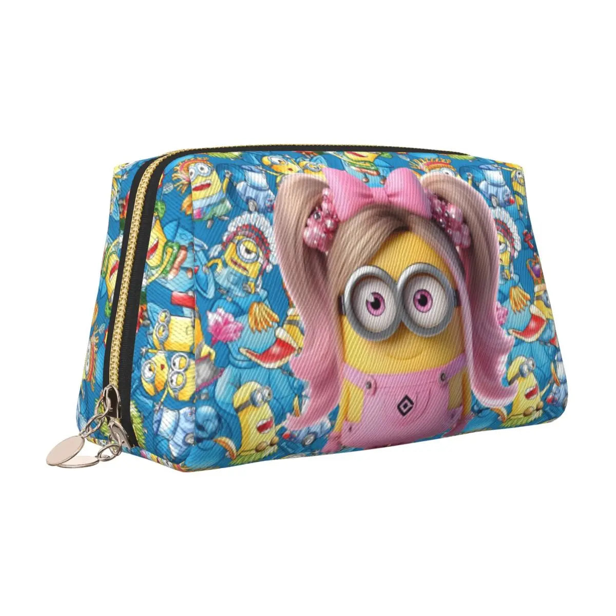 Custom Kawaii M-Miniones Classical Cartoon Cute Travel Toiletry Bag for Women - Image 10