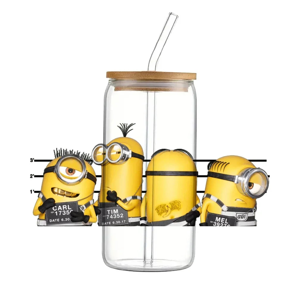Cartoon Minions Cute Pattern UV DTF Transfer Sticker - Image 13