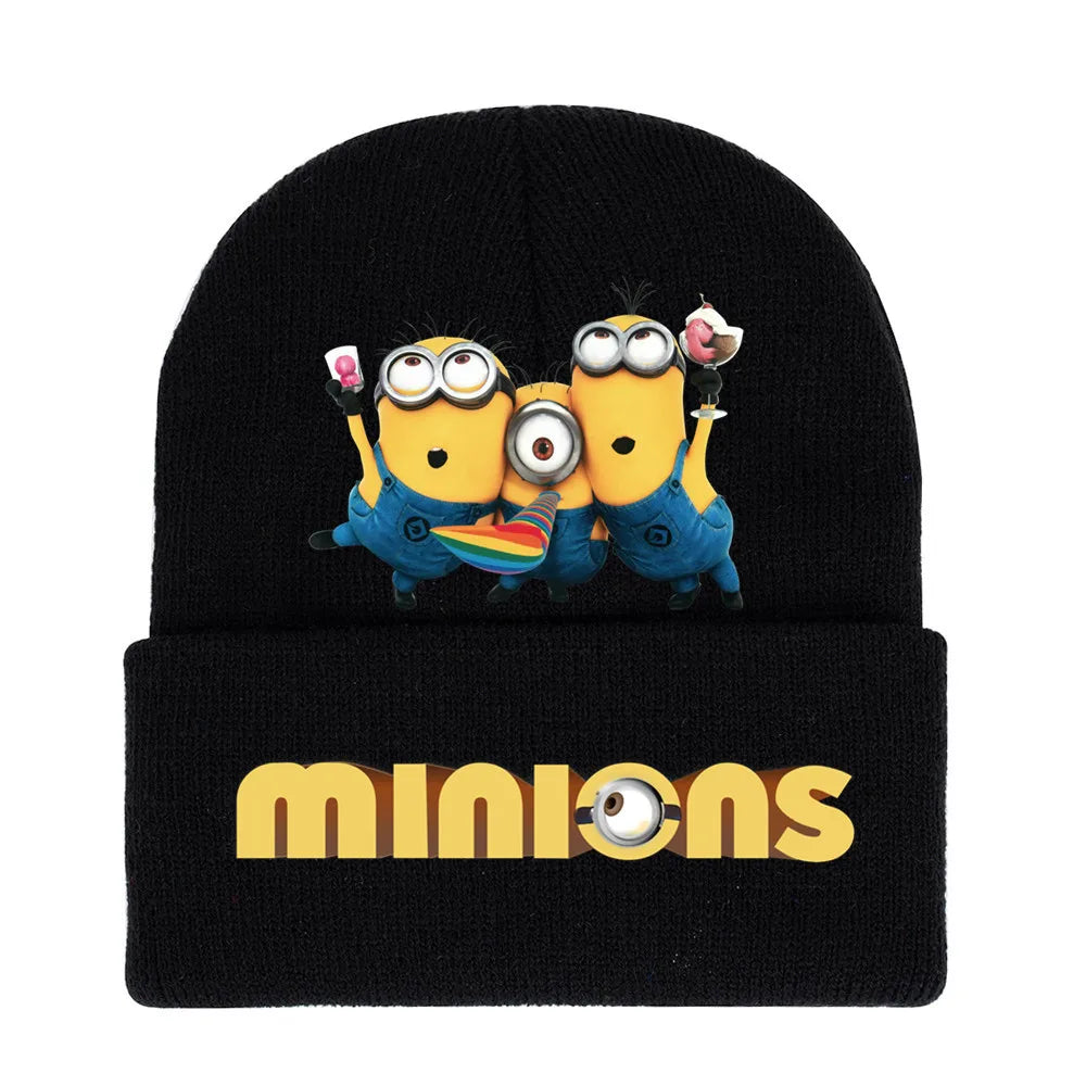 Colorful Minions Woolen Hat – Winter Edition - Image 4