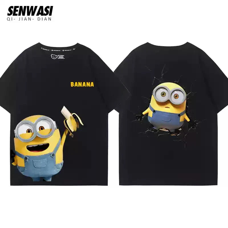 Despicable Me Minions Couple T-Shirt – Summer Cotton Edition - Image 3
