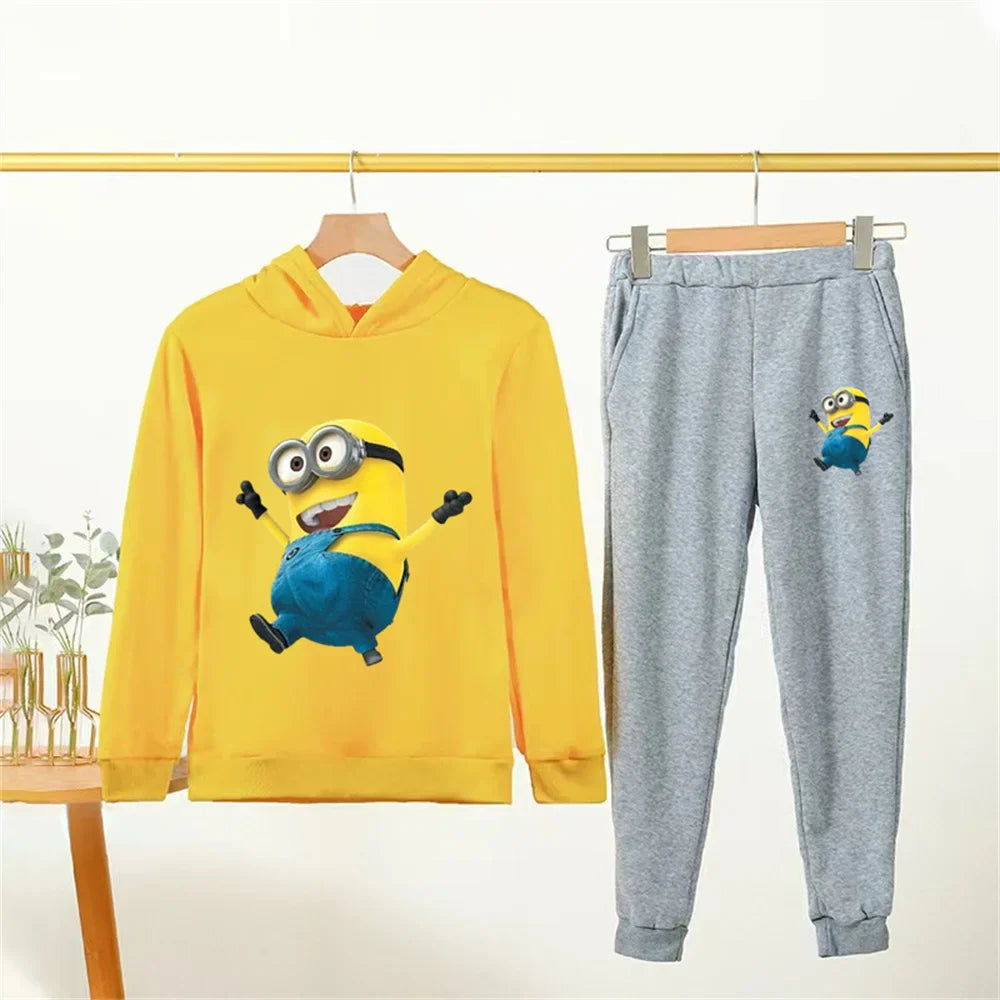 Minions Kids Hoodie Tracksuit Set (Ages 2–14) - Image 16