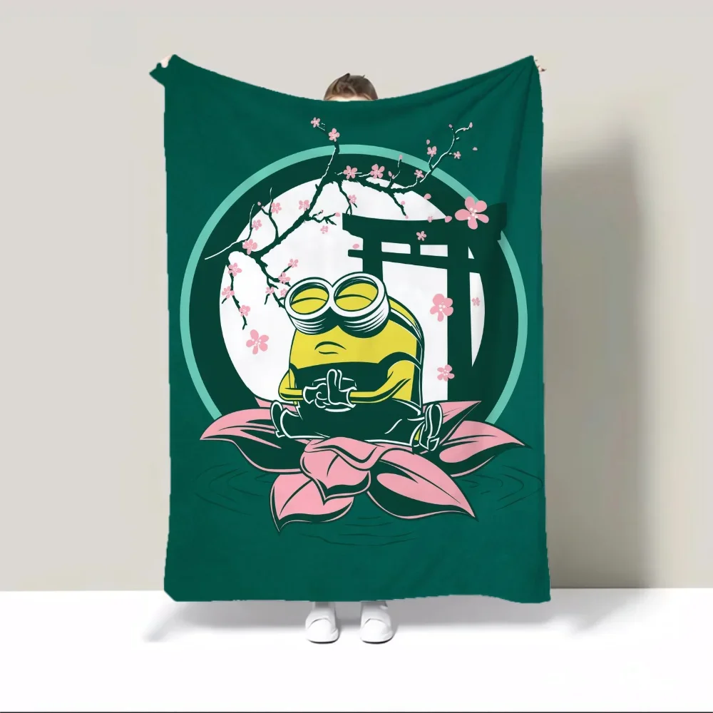 Minions Fleece Throw – Fluffy Microfiber Blanket for Sofa & Bed - Image 2