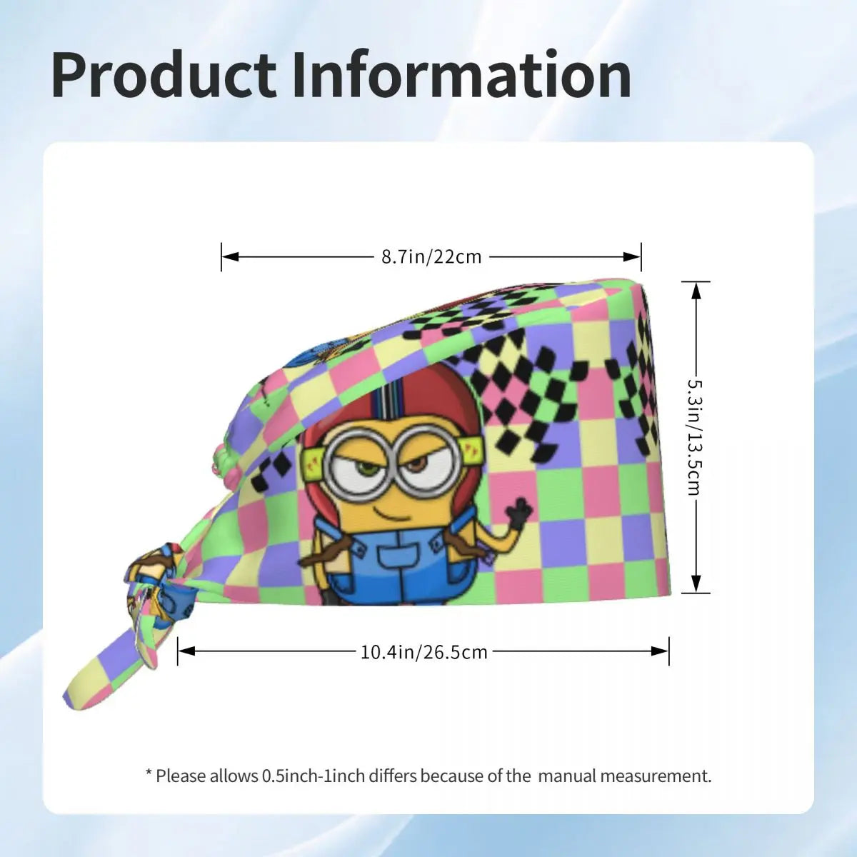 M-Minions Comic Style Scrub Cap - Image 3