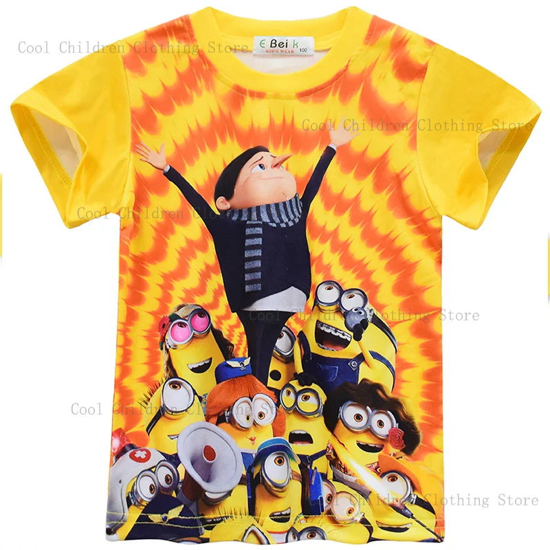 2024 Minions Family T-Shirt – Parent & Child Edition
