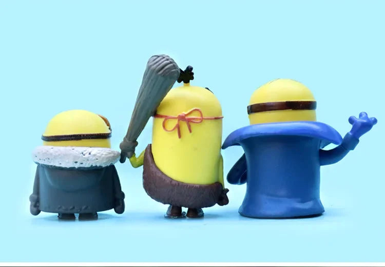 6-8Pcs/Set Kawaii Minions Figurines Toys - Image 12