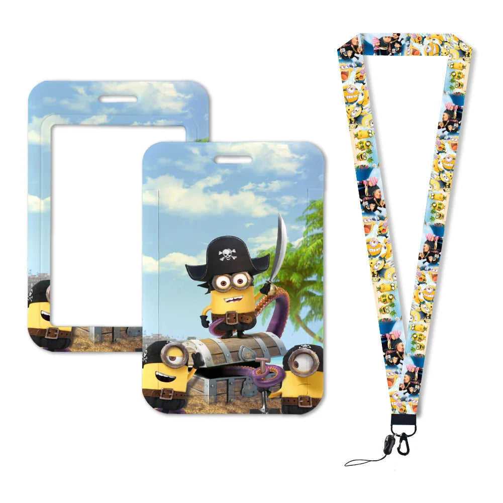Minions Card Holder Lanyard – Cute Badge Holder for Girls & Students - Image 8