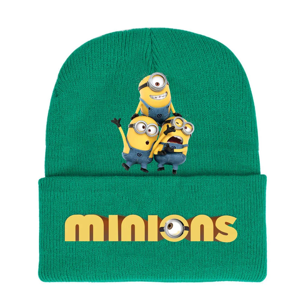 Colorful Minions Woolen Hat – Winter Edition - Image 3