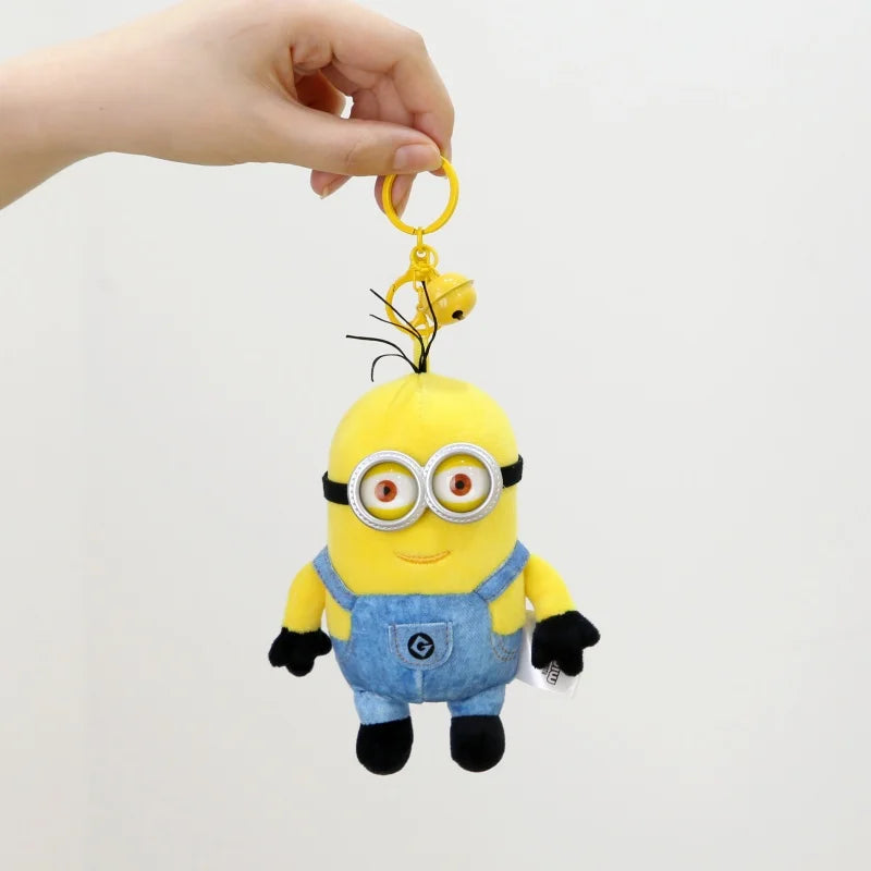 Minions Plush Keychains – Bob & Stuart Yellow Stuffed Toys - Image 10