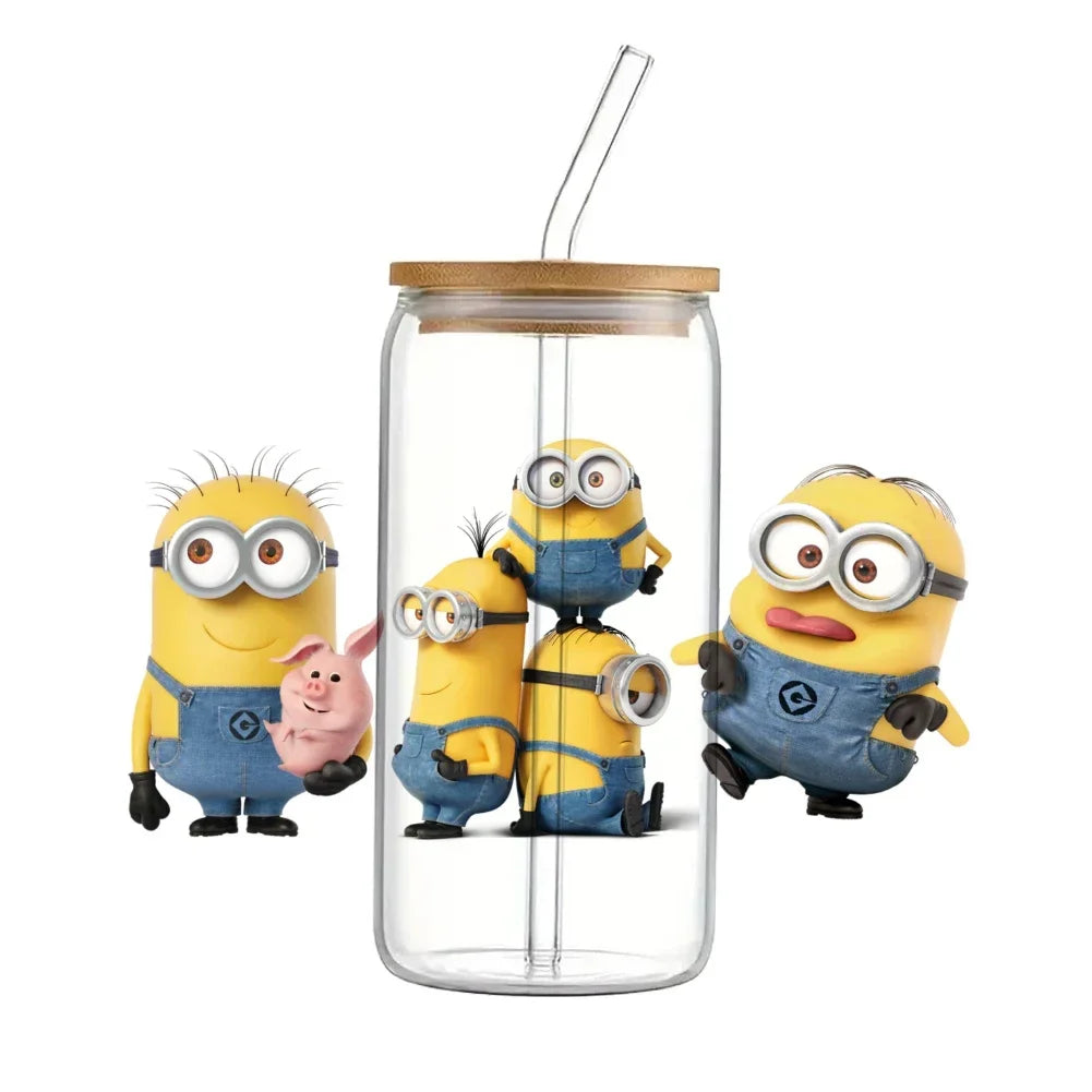 Cartoon Minions Cute Pattern UV DTF Transfer Sticker - Image 6