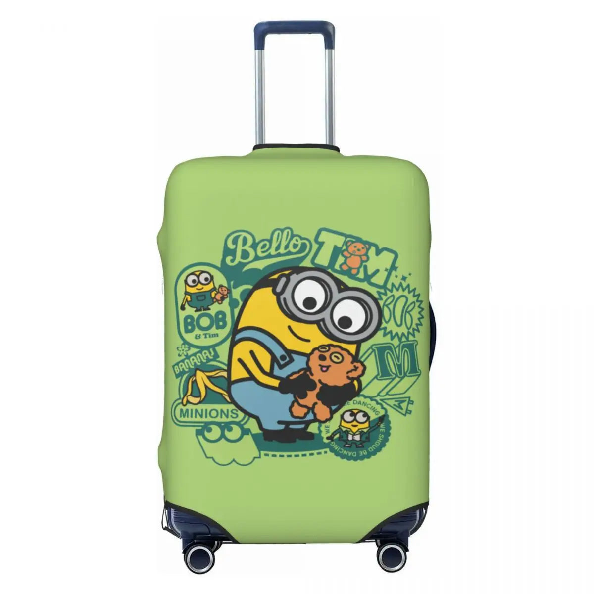 Custom Minions Luggage Cover – Washable Travel Suitcase Protector - Image 13