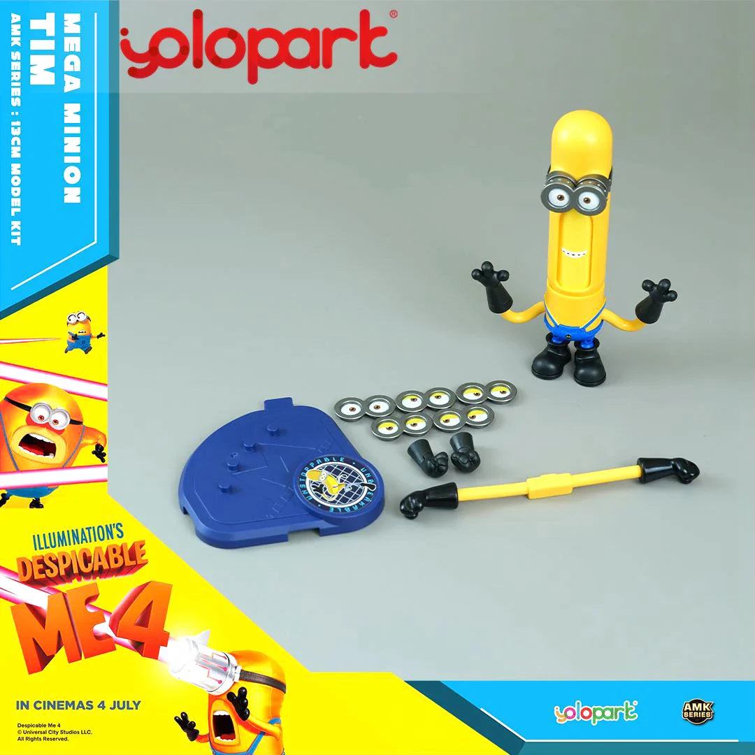YOLOPARK Despicable Me 4 - AMK Series Mega Minion Tim Model Kit - Image 4