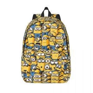 Kawaii Minions Teen Backpack - Despicable Me Cartoon Daypack