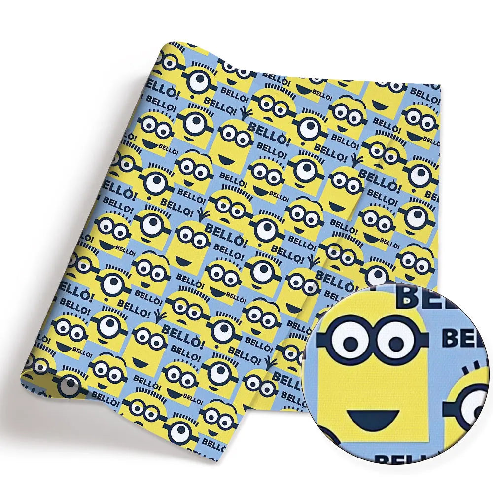 Minions Cotton Fabric – Cartoon Textile for DIY Sewing & Crafts - Image 8