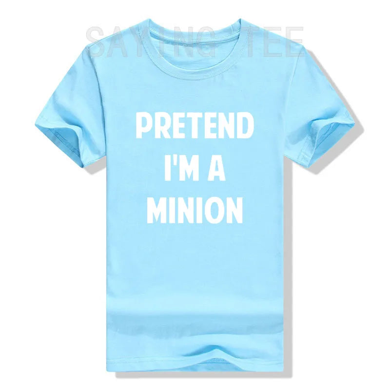 “Pretend I’m A Minion” T-Shirt – Funny Halloween Party Tee - Image 11