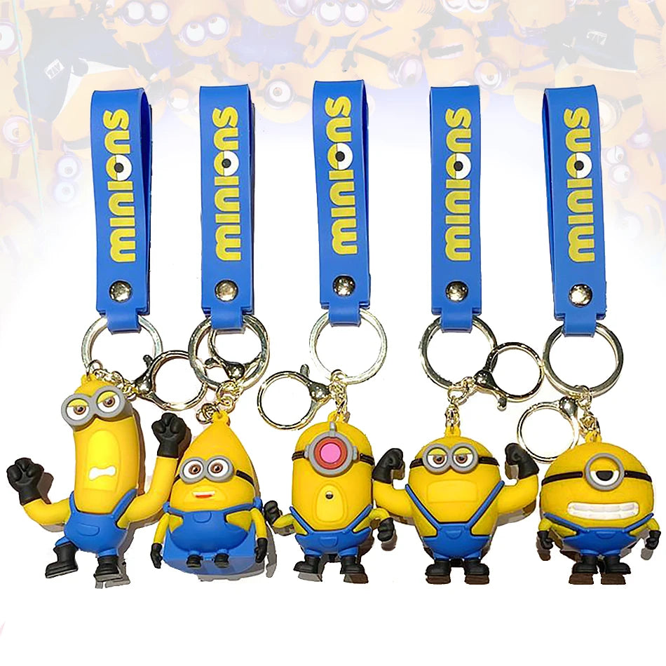 Minions 4 Despicable Me Keychain Figure Pendant Toy