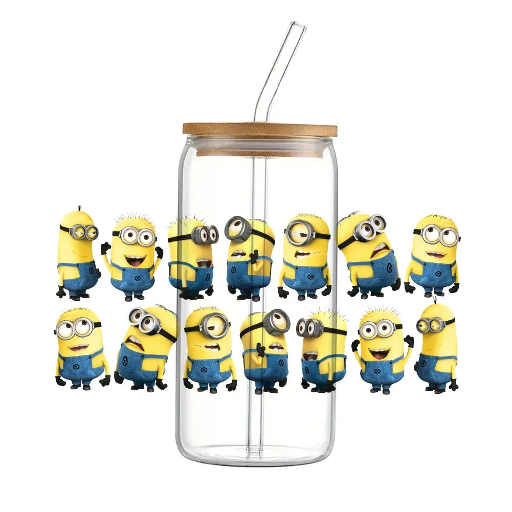 Cartoon Minions Cute Pattern UV DTF Transfer Sticker - Image 15