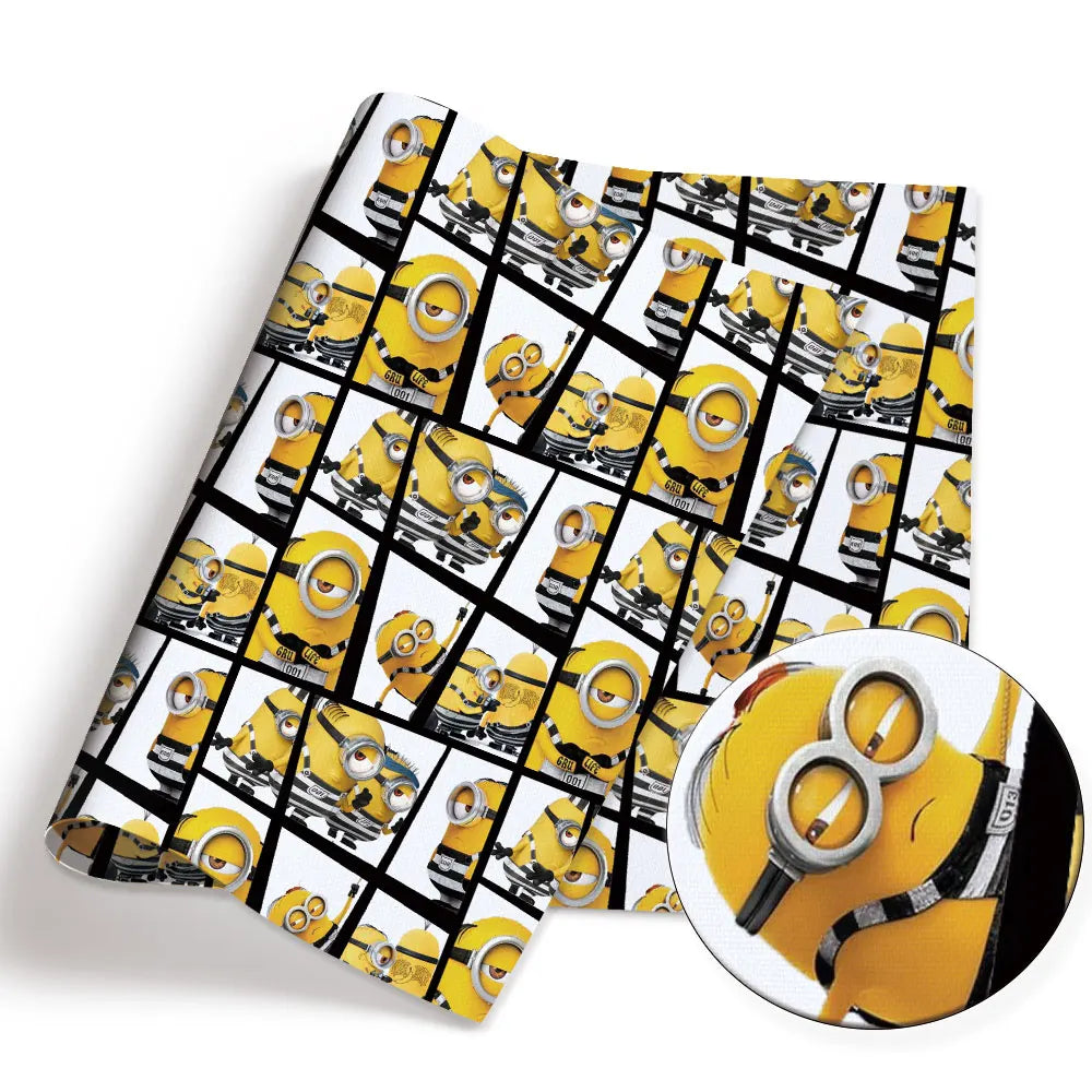 Minions Cotton Fabric – Cartoon Textile for DIY Sewing & Crafts - Image 7