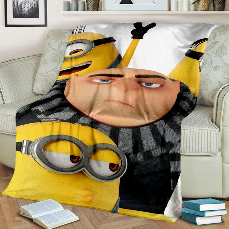2025 New Cute Minions Flannel Blanket - Image 8