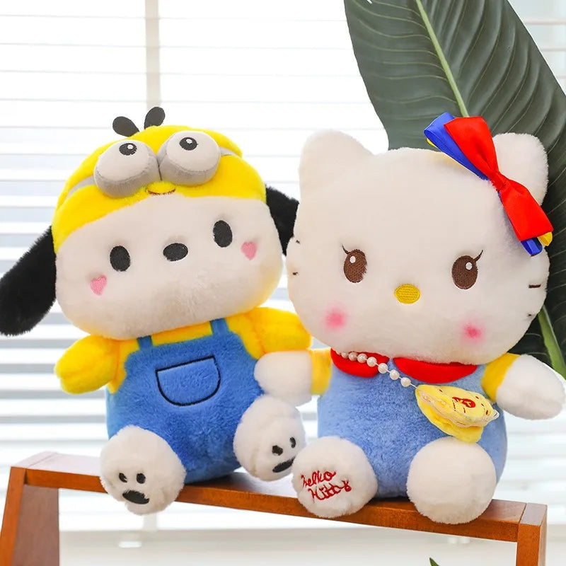 35cm Anime Sanrio Minion Pacha Dog Plush Toy Pillow