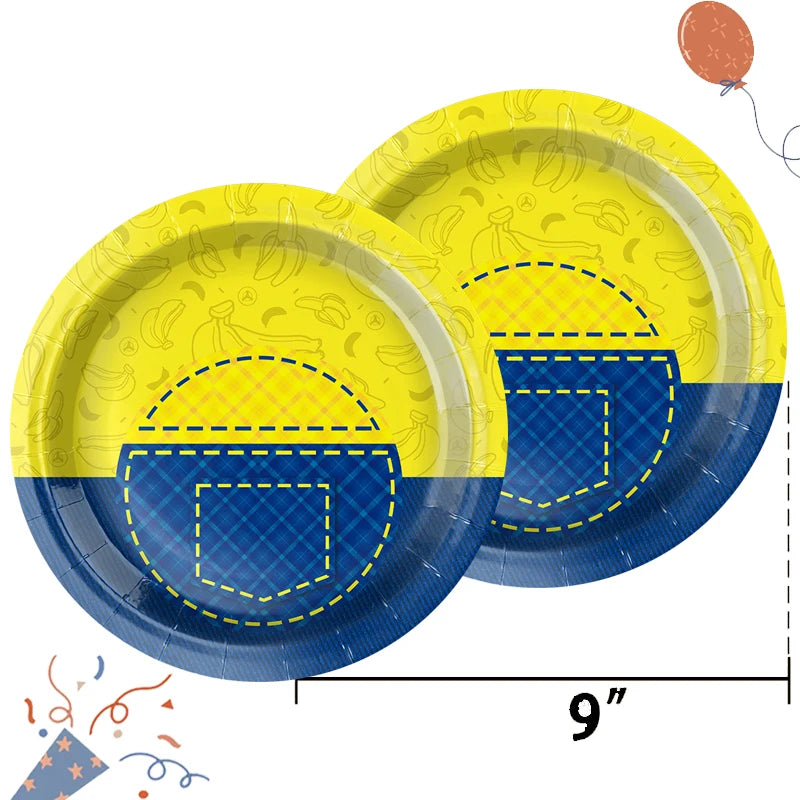 Minions Theme Kid Birthday Party Decoration Supplies - Image 24