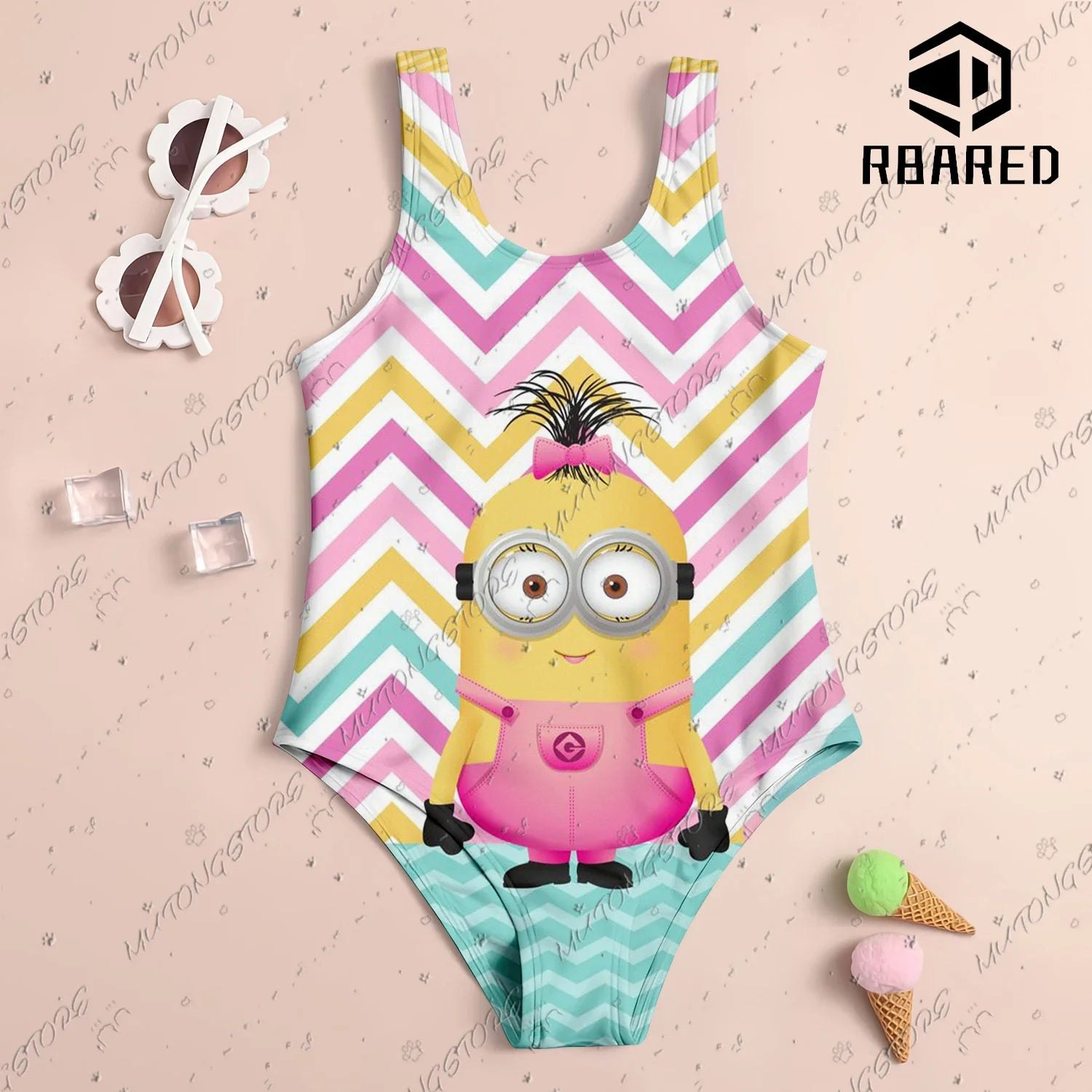 Miniso Minions One-Piece Swimsuit – Girls’ Summer Edition - Image 6