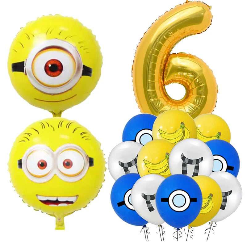 Minions Theme Kid Birthday Party Decoration Supplies - Image 23