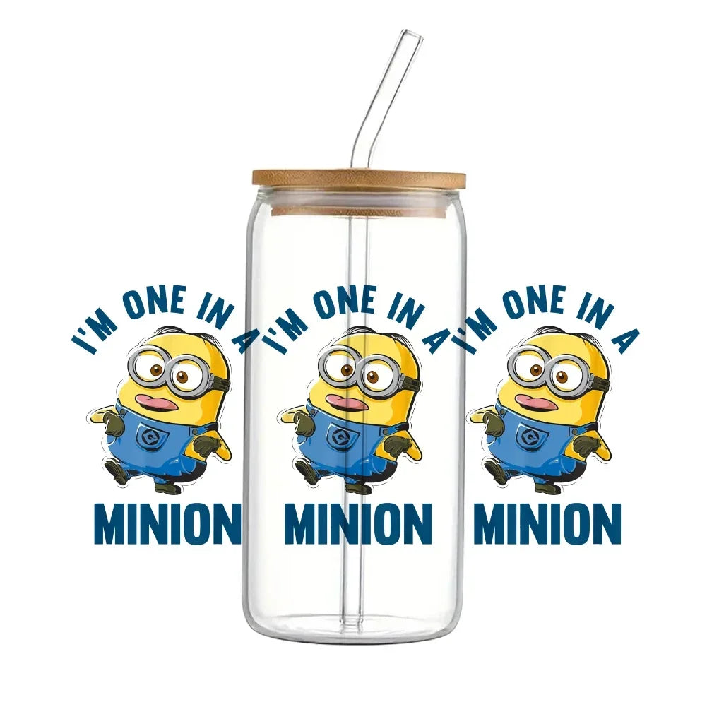 Cartoon Minions Cute Pattern UV DTF Transfer Sticker - Image 25