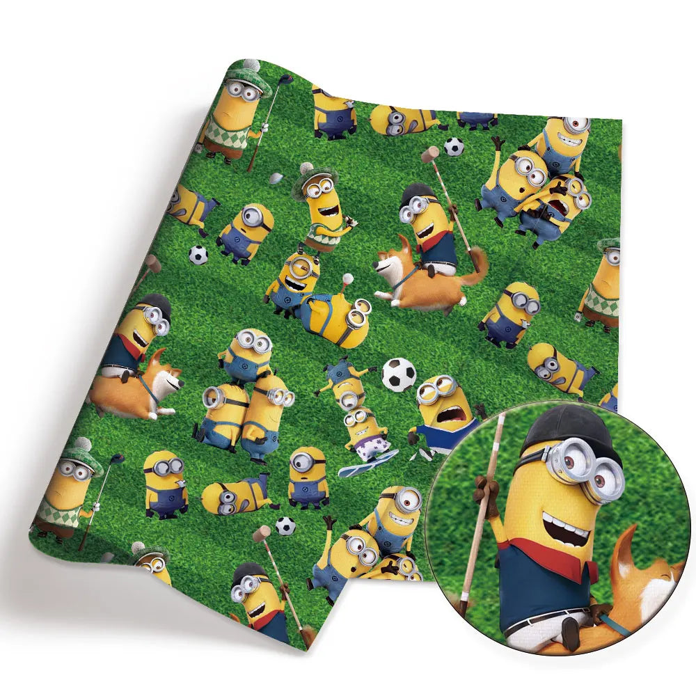 Minions Cotton Fabric – Cartoon Textile for DIY Sewing & Crafts - Image 4