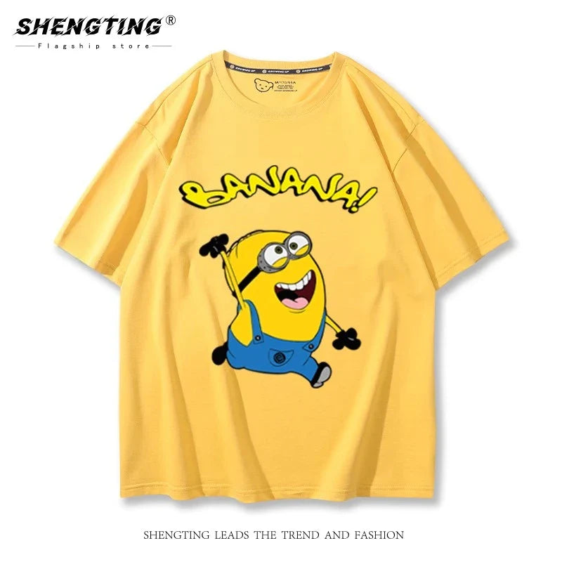 Minions Co-Branded Kids T-Shirt – Parent-Child Summer Edition - Image 16