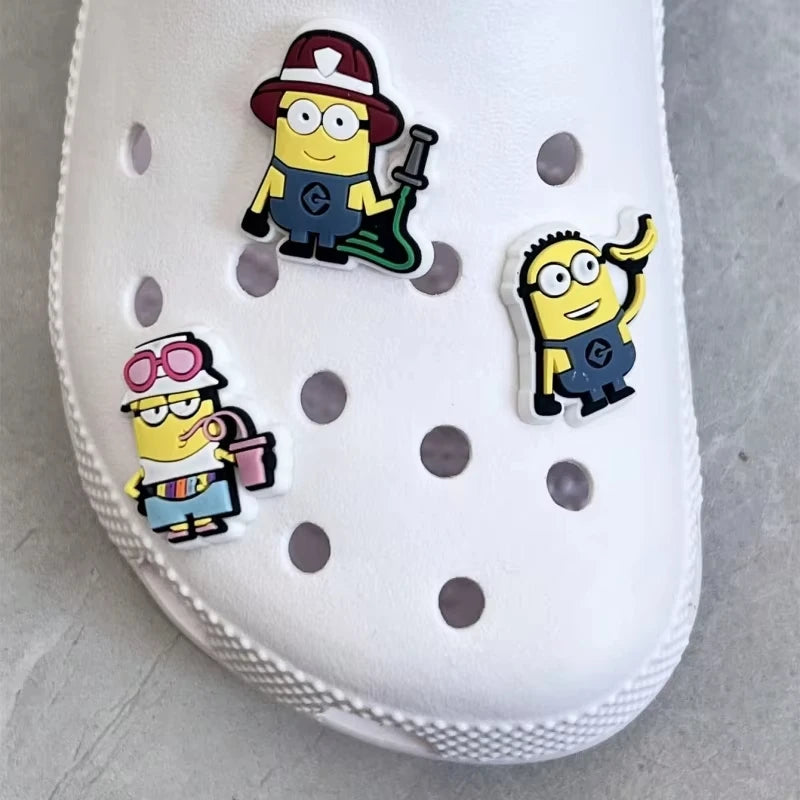 5PCS Minions-Themed Fashion Shoe Charms Set - Image 4