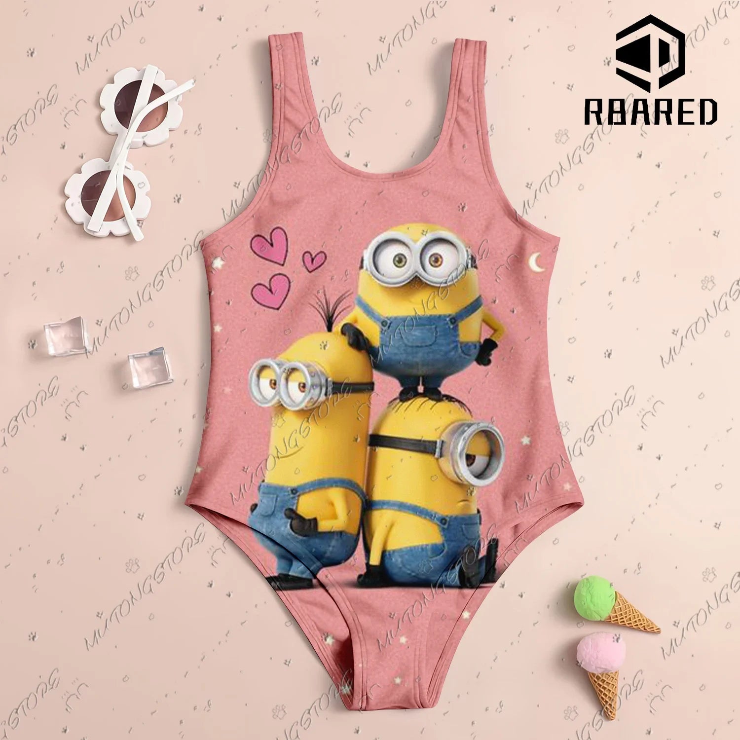 Miniso Minions One-Piece Swimsuit – Girls’ Summer Edition - Image 3