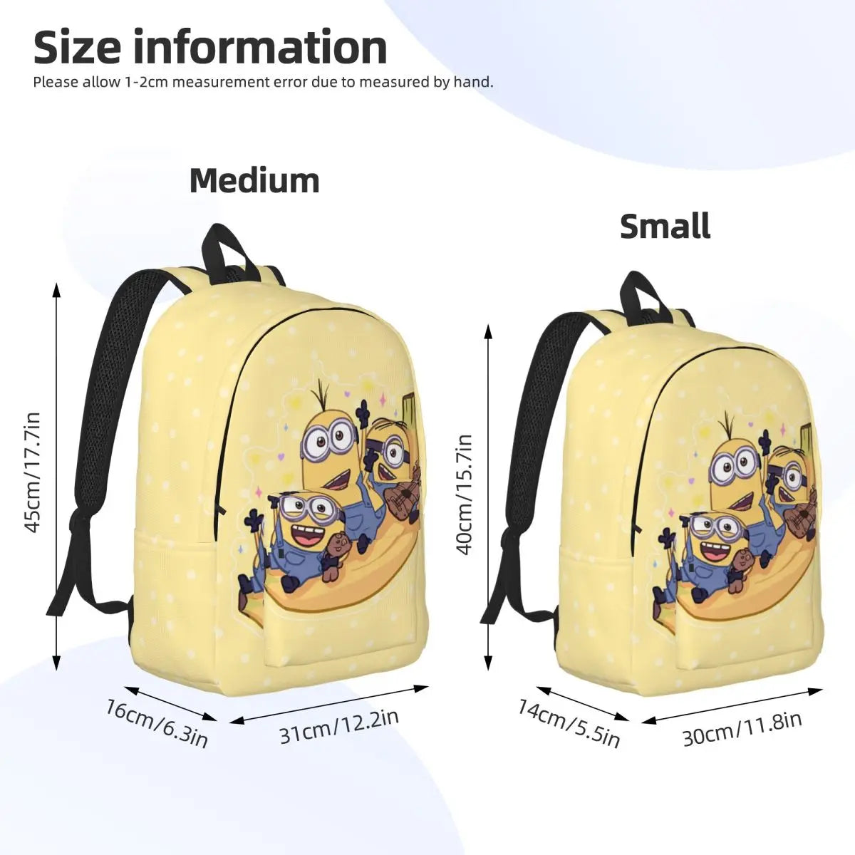 Kawaii Despicable Me Minions Teenage Backpack - Image 5