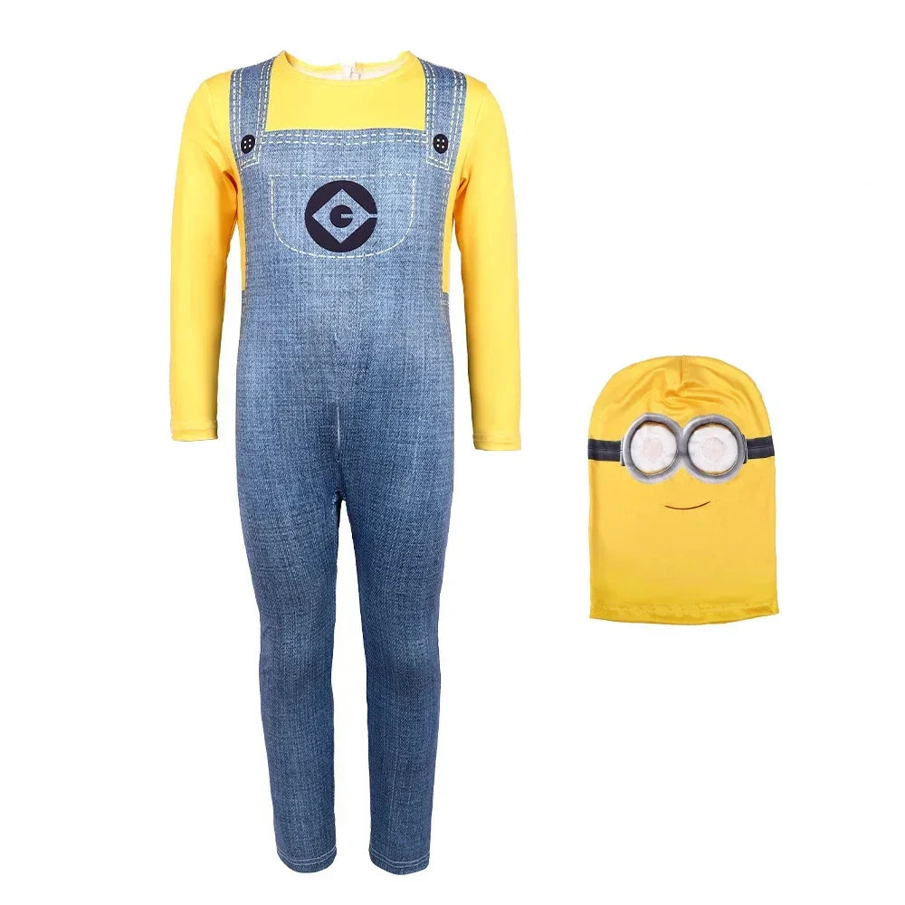 Minions Cosplay Jumpsuit – Kids & Adults Costume Edition - Image 3