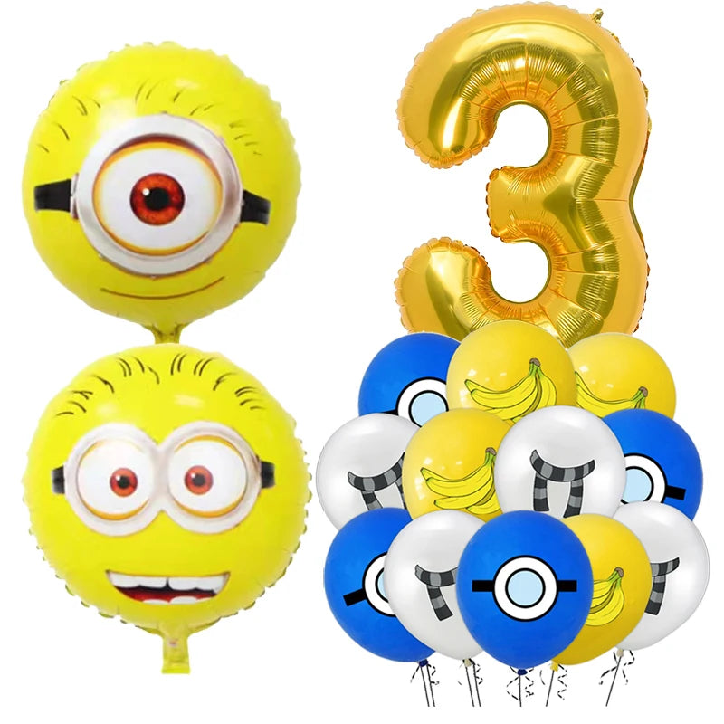 Minions Theme Kid Birthday Party Decoration Supplies - Image 12