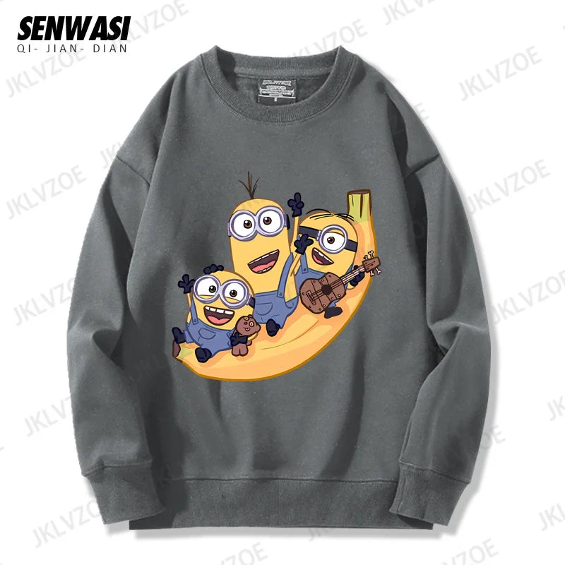 MINISO Minions Couple & Kids Hoodie – Autumn/Winter Edition - Image 13