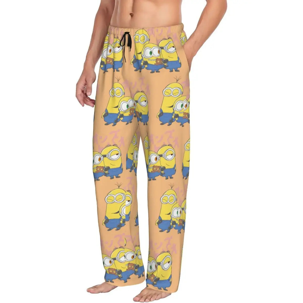Custom M-Minions Men’s Pajama Pants – Yellow Capsule Sleepwear - Image 2