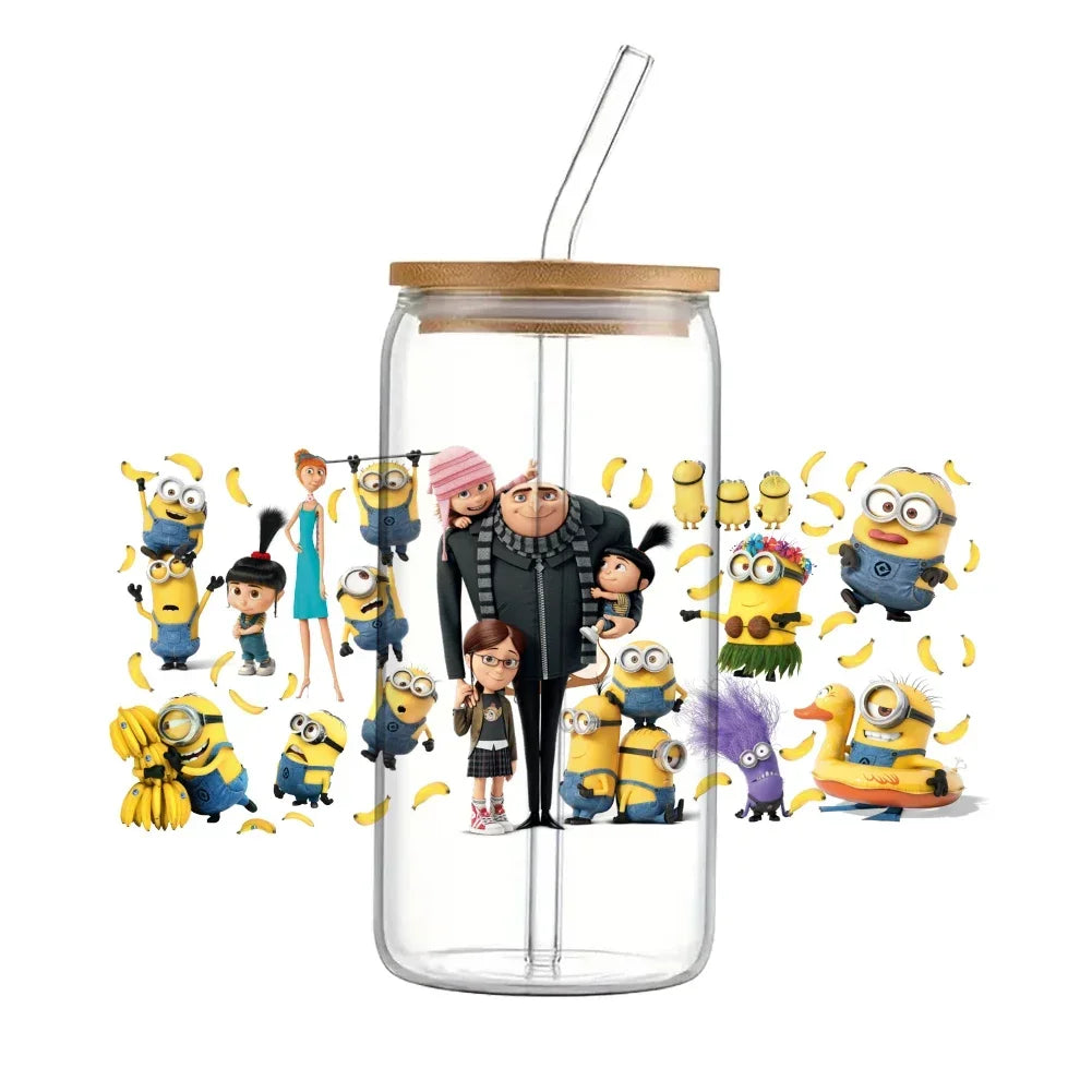 Cartoon Minions Cute Pattern UV DTF Transfer Sticker - Image 8