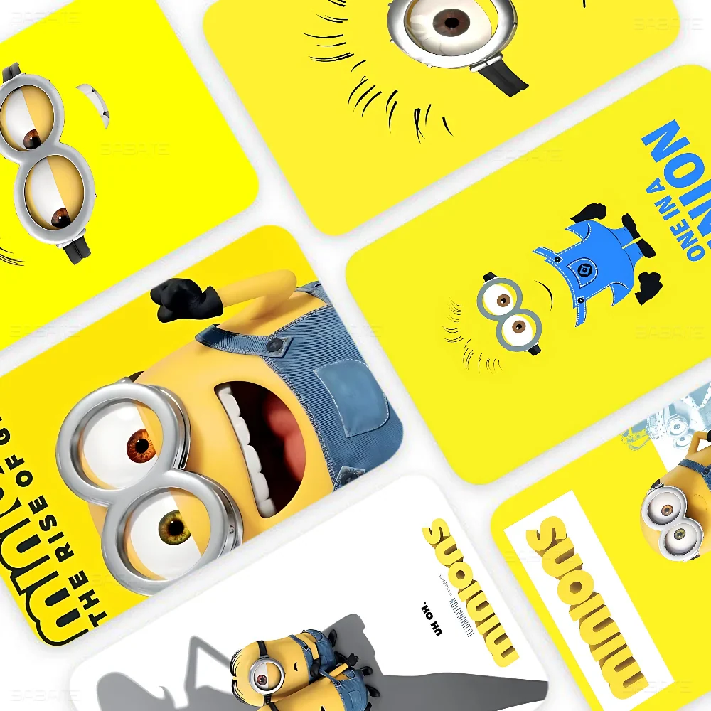 Cute M-Minions 2024 Anime Cartoon Skin Stickers for Credit Card - Image 17