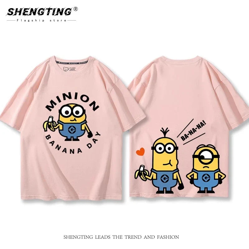 Minions Co-Branded Kids T-Shirt – Parent-Child Summer Edition - Image 25
