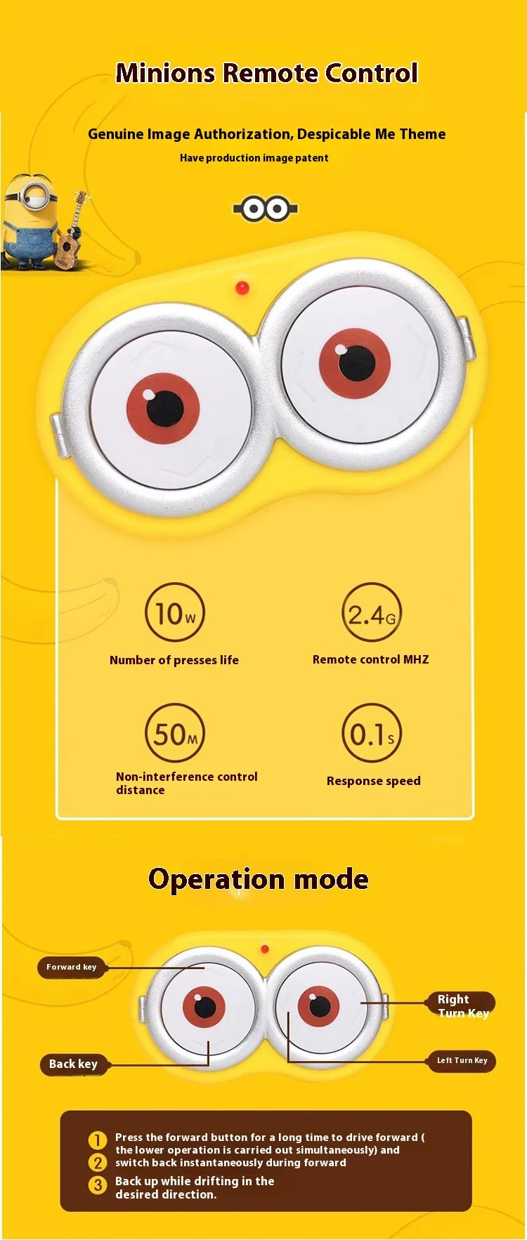 MINISO Minion Remote-Controlled Car - Image 13