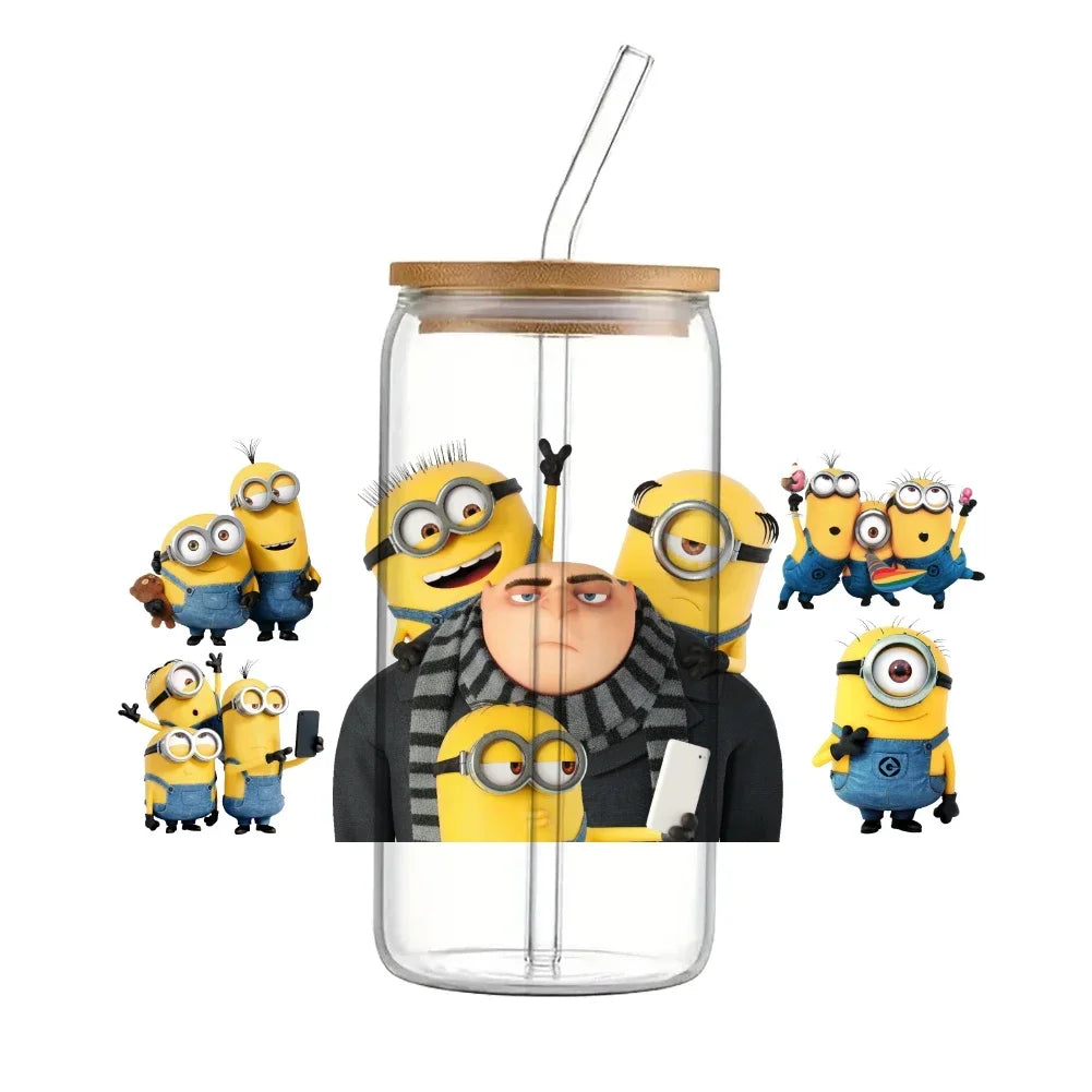 Cartoon Minions Cute Pattern UV DTF Transfer Sticker - Image 17