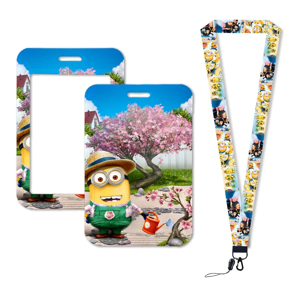 Minions Card Holder Lanyard – Cute Badge Holder for Girls & Students - Image 9